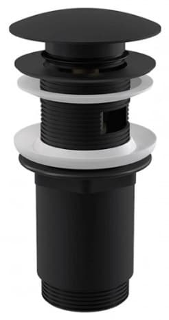 Донный клапан с переливом Alcaplast BLACK932A 32 мм