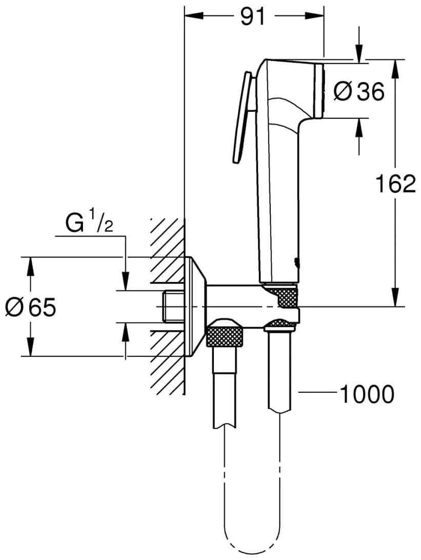 Grohe Tempesta-F Trigger Spray 30 26358000
