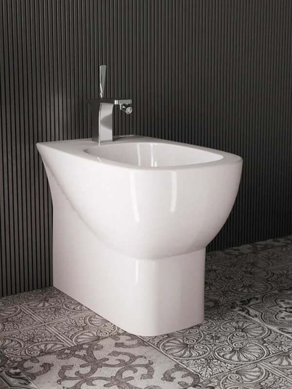 Биде Sanita Luxe Infinity BD.FS/Infinity/C/WHT.G/S1 напольное
