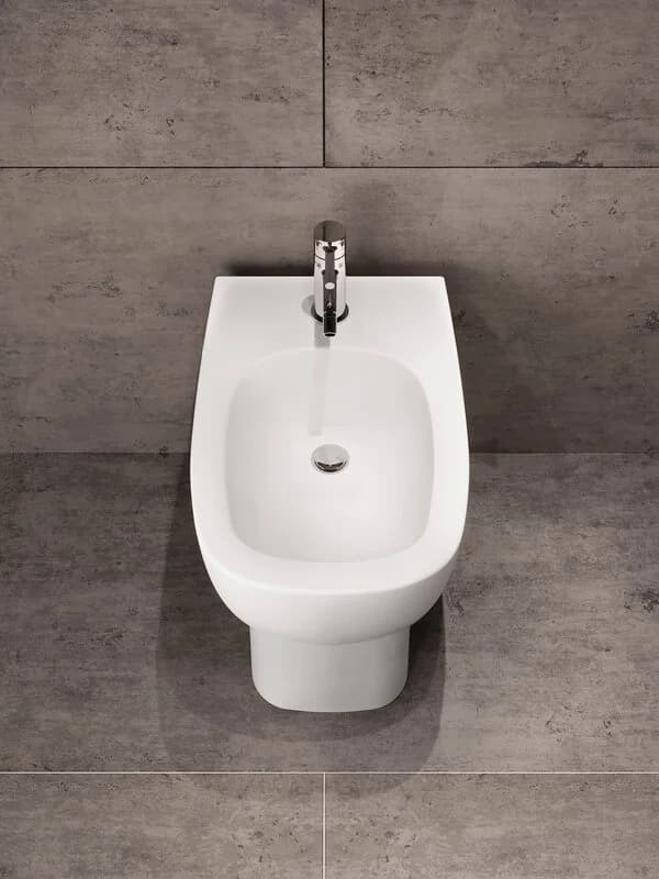 Биде Sanita Luxe Infinity BD.FS/Infinity/C/WHT.G/S1 напольное