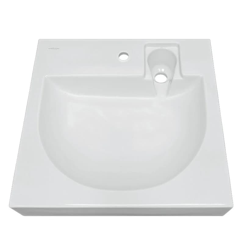 Раковина на стиральную машину Sanita Luxe Galaxy WB.WM/Galaxy/60-C/WHT.G/S1 60 см, белый