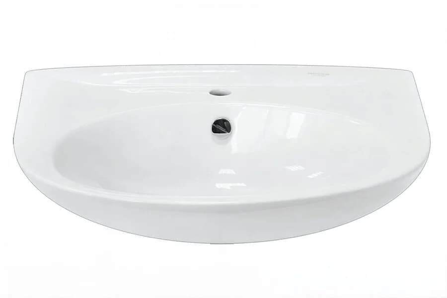 Раковина Sanita Luxe Classic WB.PD/Classic/65-C/WHT.G/S1 с пьедесталом PD.FS/Classic/N/WHT.G/S1
