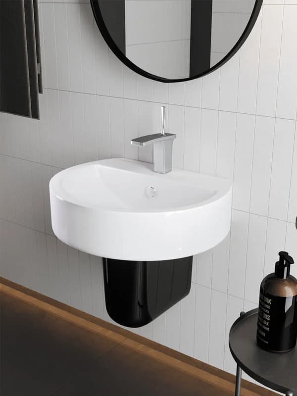Раковина Sanita Luxe Best 55 см, WB.PD/Best/55-C/WHT.G/S1