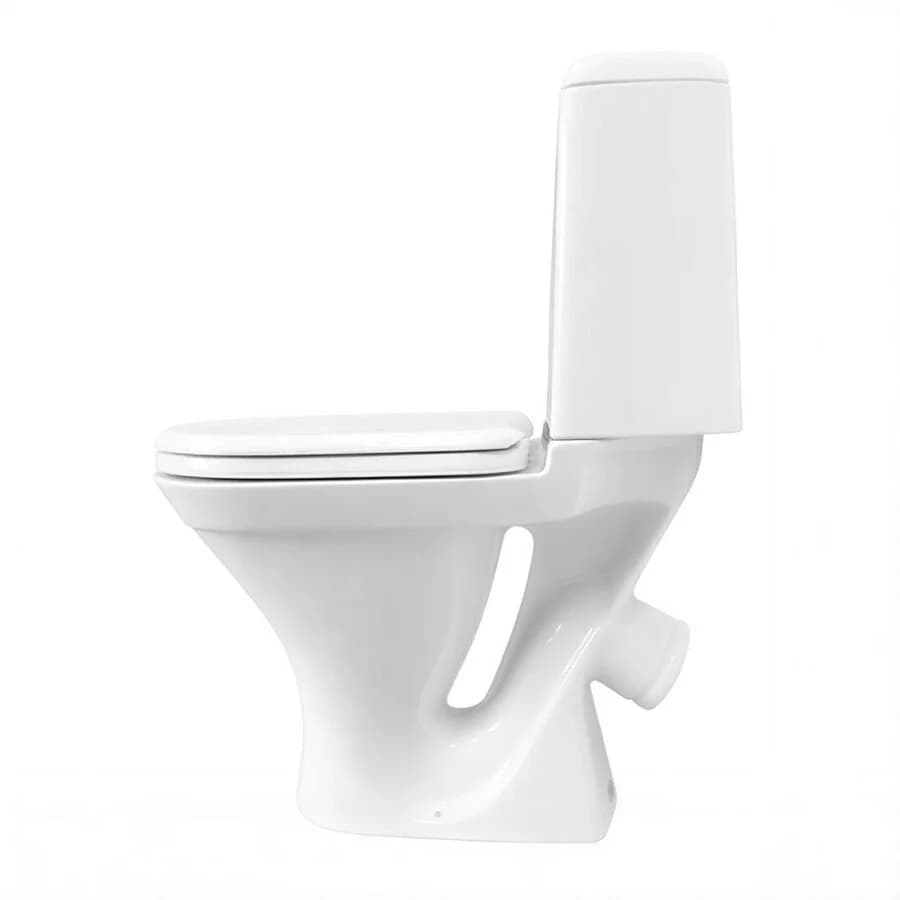 Унитаз-компакт Sanita Аттика WC.CC/Attica/2-T/WHT.G/S1, крышка стандарт, цвет белый