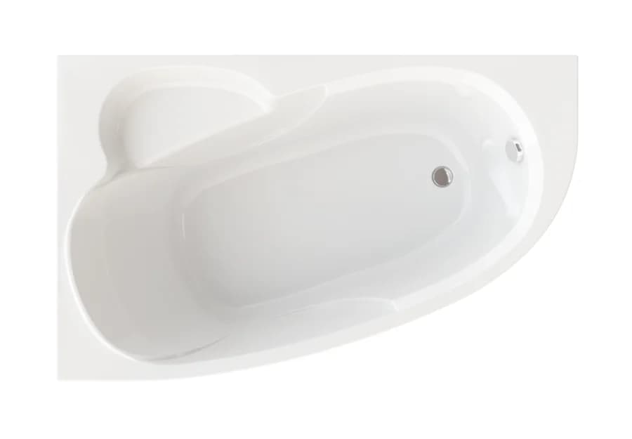 Ванна акриловая Triton OMP Николь Щ0000048679/Щ0000048680, 160 x 100 см, левая/правая, белая