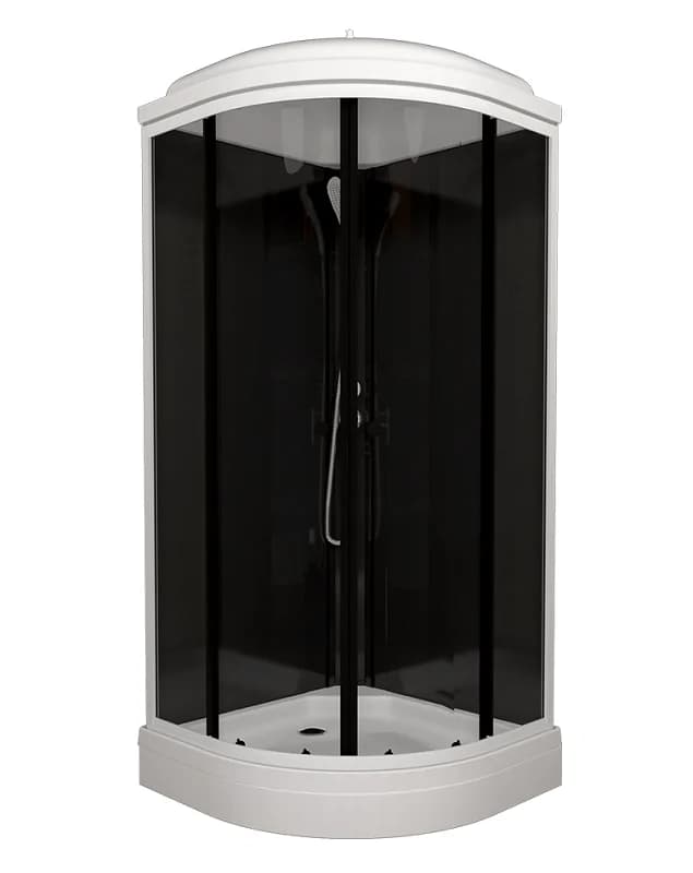 Душевая кабина Triton Нова Щ0000062583, 88 x 88 см, поддон А 17 см, стекло прозрачное, профиль белый
