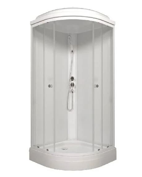 Душевая кабина Triton Экстра Щ0000065775, 88 x 88 см, поддон А 17 см, прозрачное, профиль белый