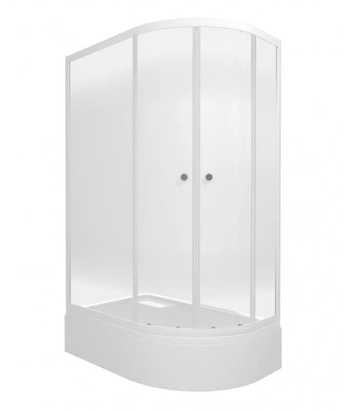 Душевой уголок Triton Коралл-Лайт Щ0000068951/Щ0000068952, 120 x 80 см, поддон 31 см В, стекло Градиент, профиль белый, левый/правый