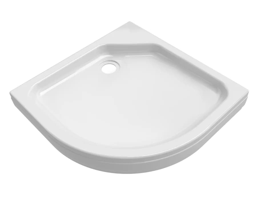 Поддон душевой Triton Щ0000060529, 88 x 88 см, ПД30 высота 17 см, четверть круга, белый