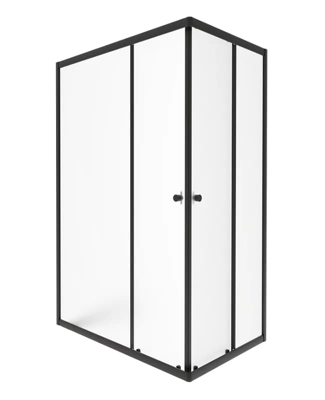Душевой уголок Triton Вента Щ0000064632, 120 x 80 см, стекло Вельвет, профиль черный