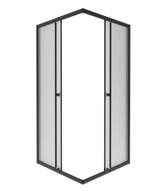 Душевой уголок Triton Вента Щ0000064631, 90 x 90 см, стекло Вельвет, профиль черный