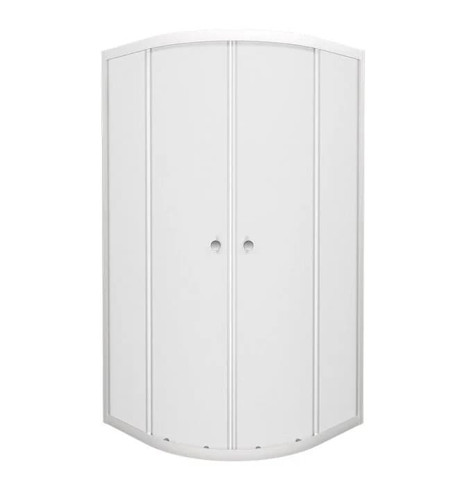 Душевой уголок Triton Стандарт Щ0000063058, 90 x 90 см, стекло Вельвет, профиль белый