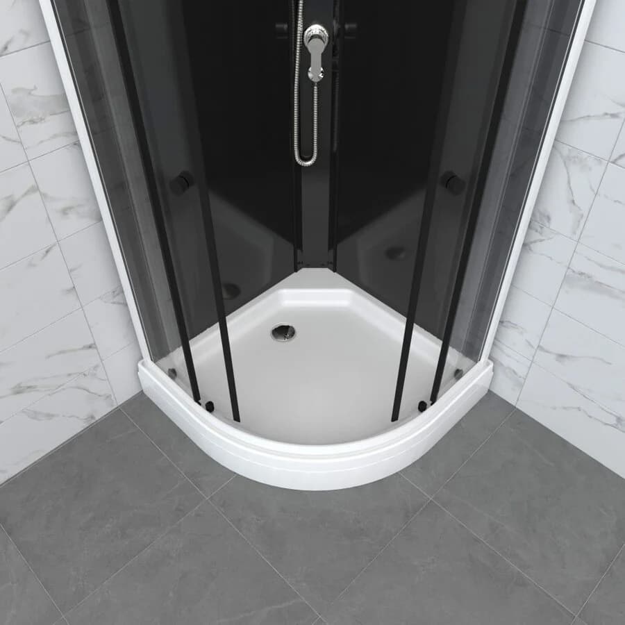 Душевая кабина Triton Нова Щ0000076115, 88 x 88 см, поддон 17 см, стекло прозрачное, профиль белый