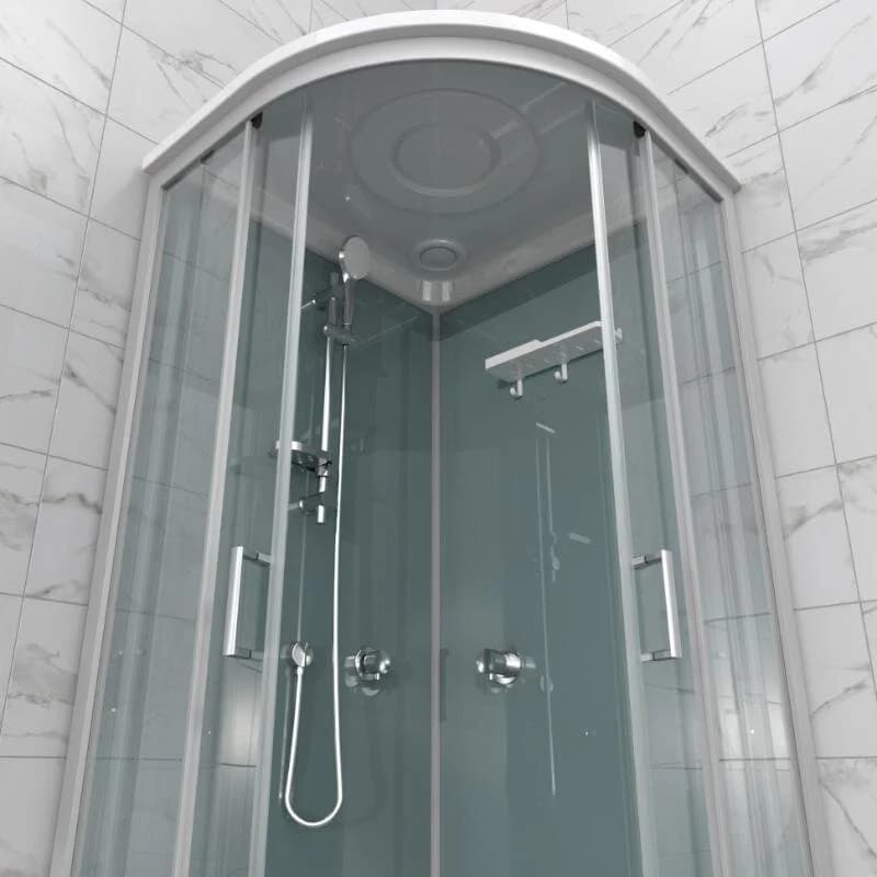 Душевая кабина Triton Прайм-Блэк Щ0000079024, 90 x 90 см, поддон средний, стекло прозрачное, профиль сатин