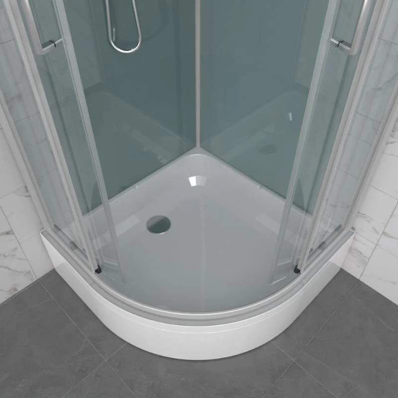 Душевая кабина Triton Прайм-Блэк Щ0000079024, 90 x 90 см, поддон средний, стекло прозрачное, профиль сатин