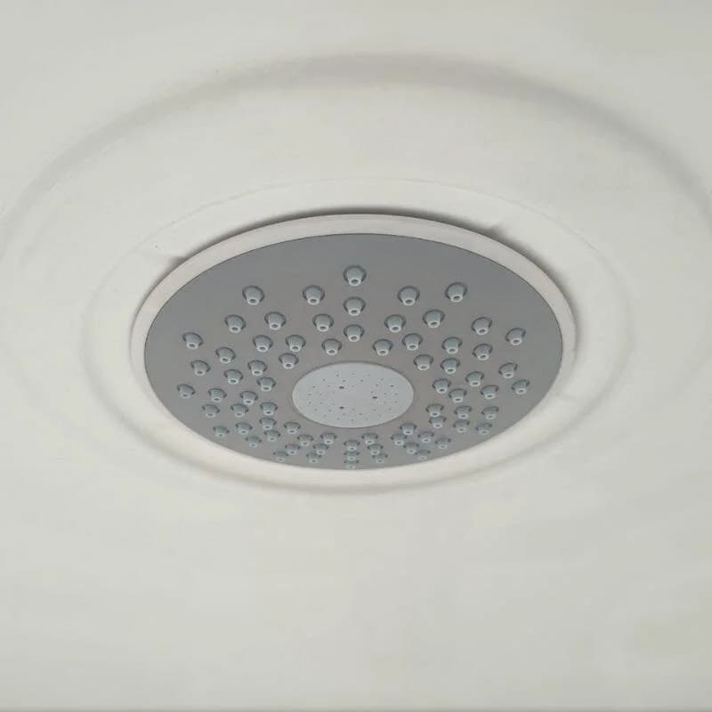 Душевая кабина Triton Лайн Щ0000074029, 90 x 90 см, поддон средний, стекло прозрачное с рисунком, профиль белый