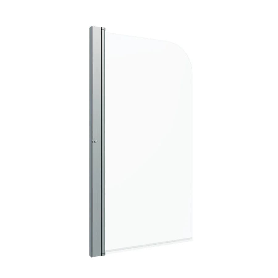 Душевая шторка на ванну Triton Соло 75 x 140 см, распашная, стекло прозрачное, профиль хром, Щ0000038541