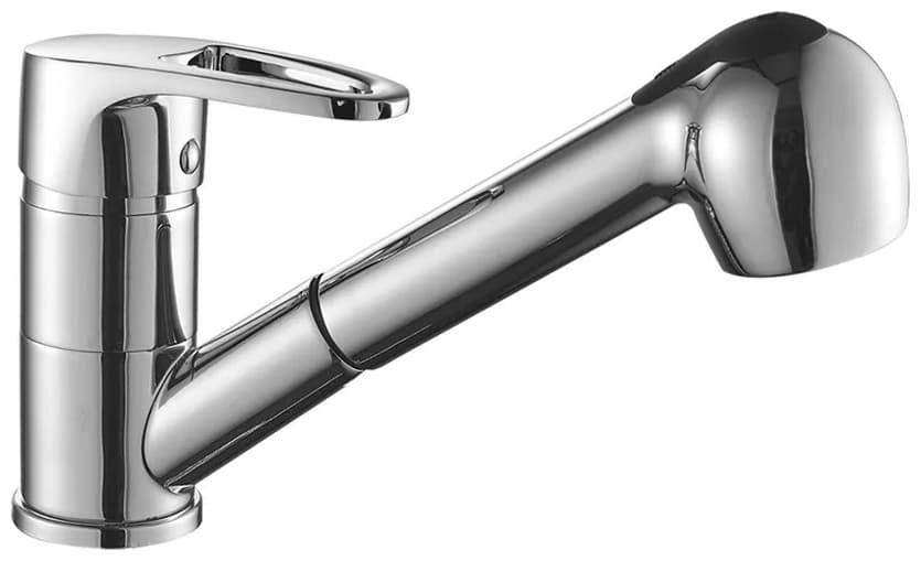 Смеситель для кухни DecoRoom DR70023, нержавеющая сталь, цвет хром