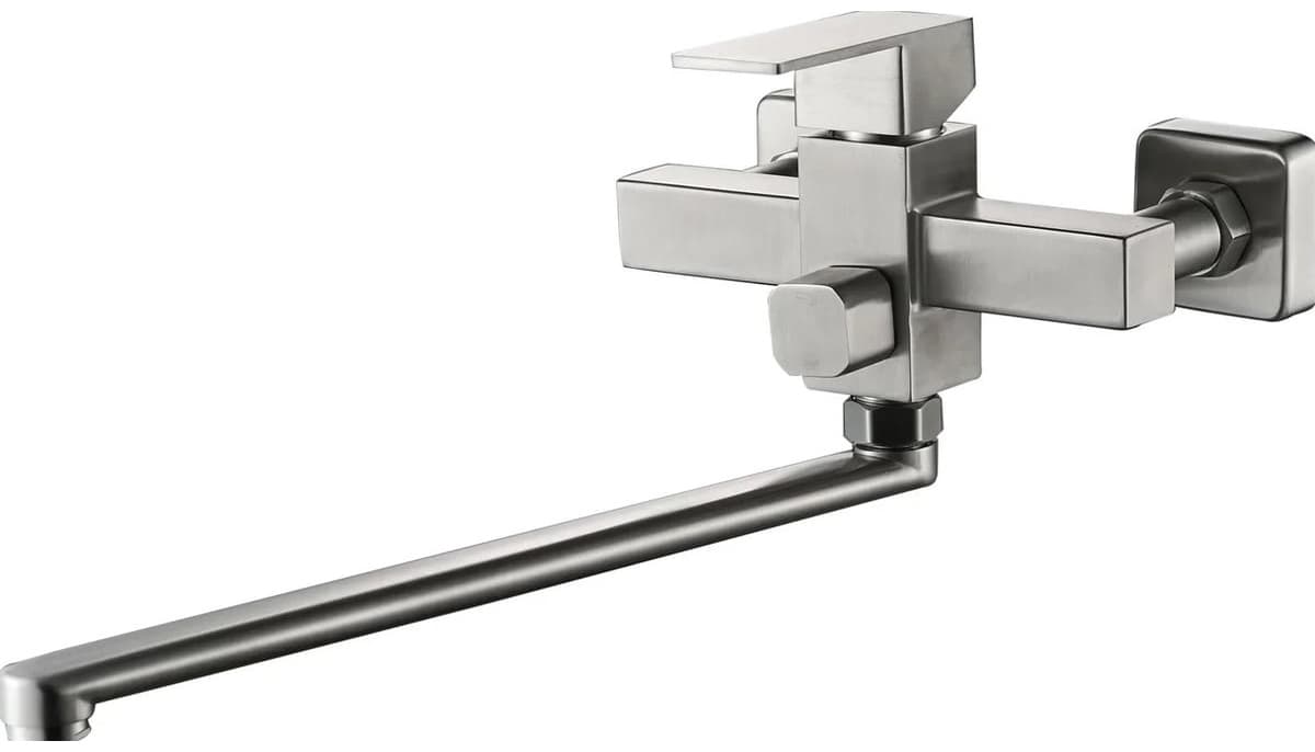 Смеситель для ванны Haiba HB22803, нержавеющая сталь, цвет хром