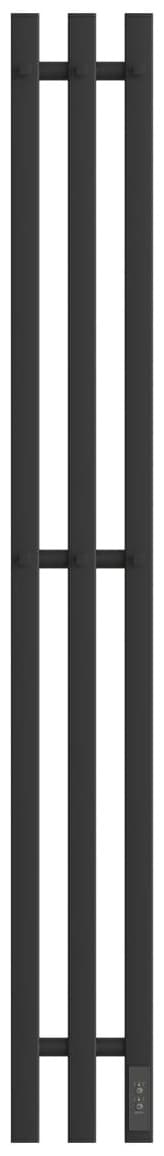 Полотенцесушитель электрический POINT PN13822B, I-образный 12x120 см