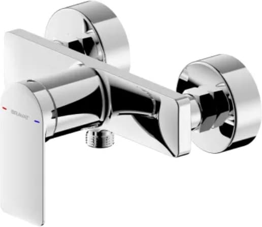 Смеситель для душа BRAVAT Eddie F9369402CP-01-ENG, латунь, цвет серебристый