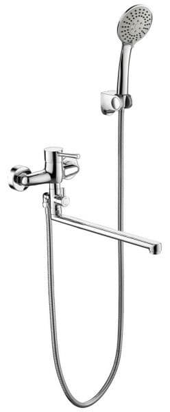 Смеситель для ванны BRAVAT Slim F6332366CP-01L-RUS, однозахватный