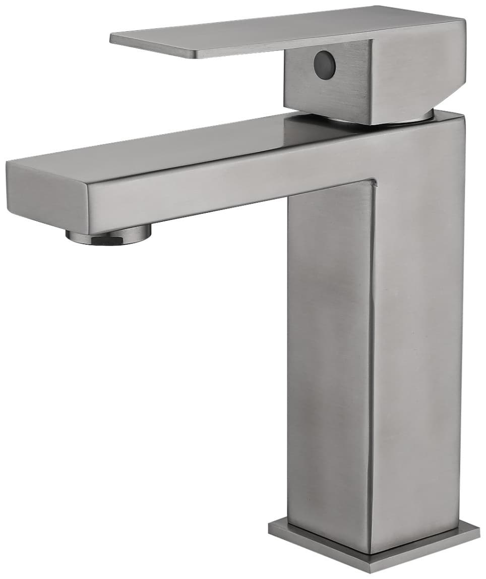 Смеситель Haiba HB10803-2, латунь, цвет стальной