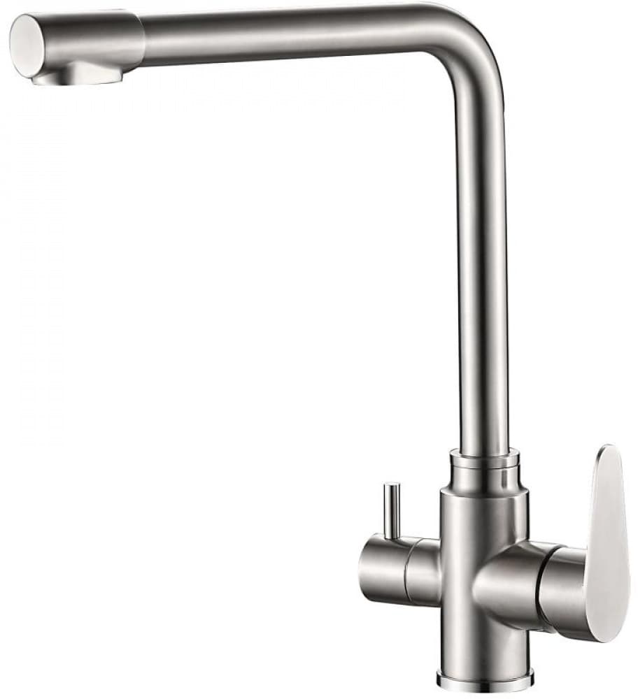 Смеситель Haiba HAIBA HB76802, нержавеющая сталь, цвет хром