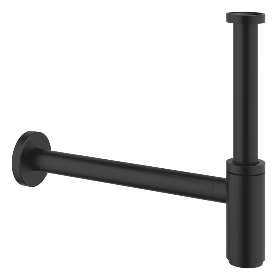Сифон GROHE 1/4″, черный матовый (295032430)