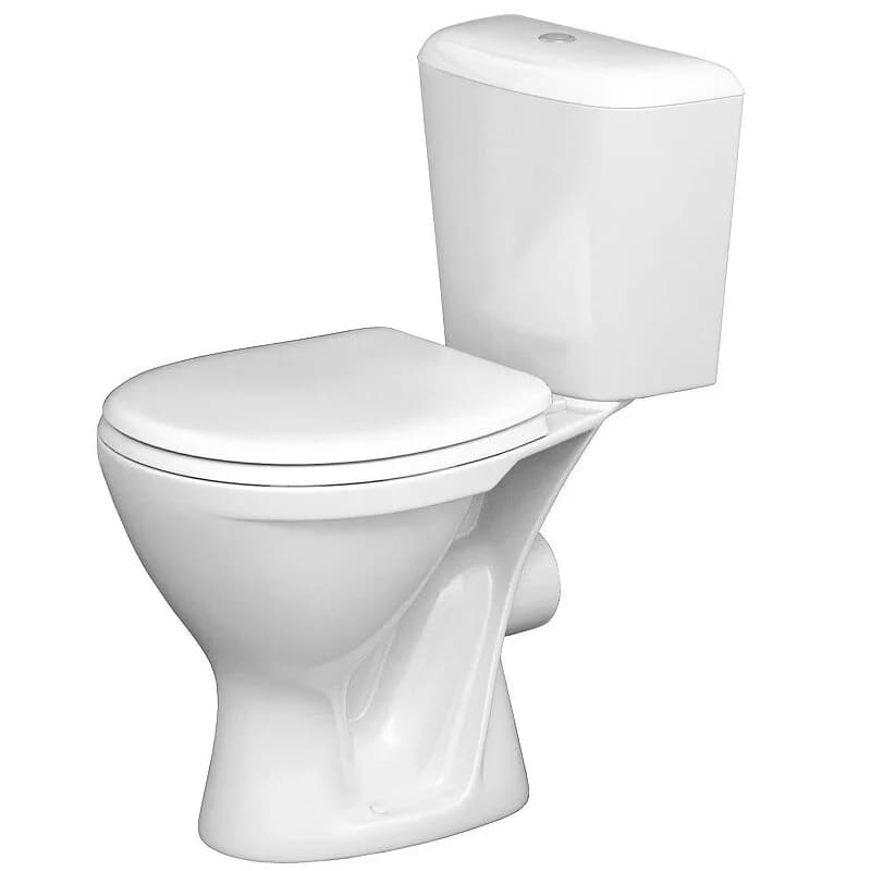 Унитаз-компакт Santeri Pro 1.P215.5.S00.00B.F, крышка-сиденье стандарт, белый